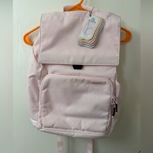 Brevité Pink Canvas Backpack